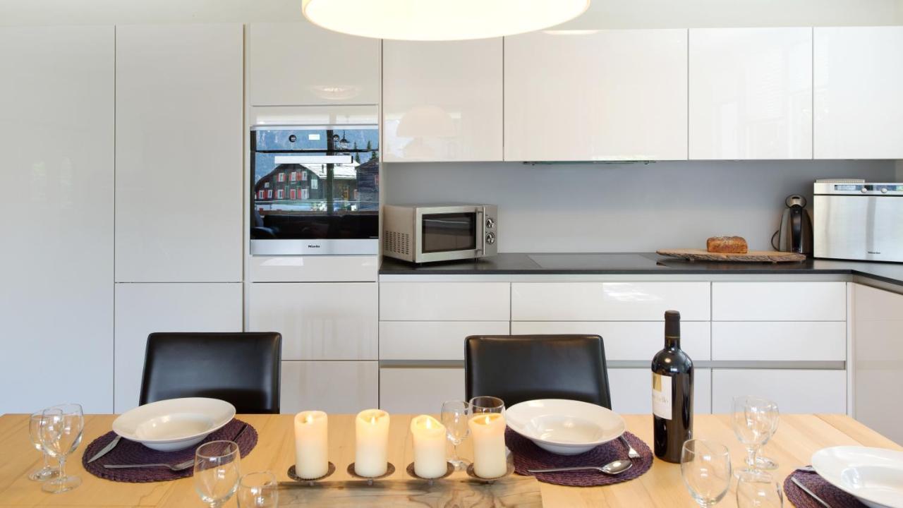 Aventura Apartamento Grächen Exterior foto
